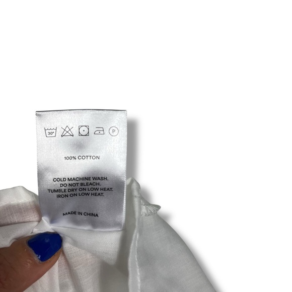 Peppermayo Sweetness Mini Dress - White Size 4 Cotton Eyelet Romantic Corset NWT - Picture 13 of 13